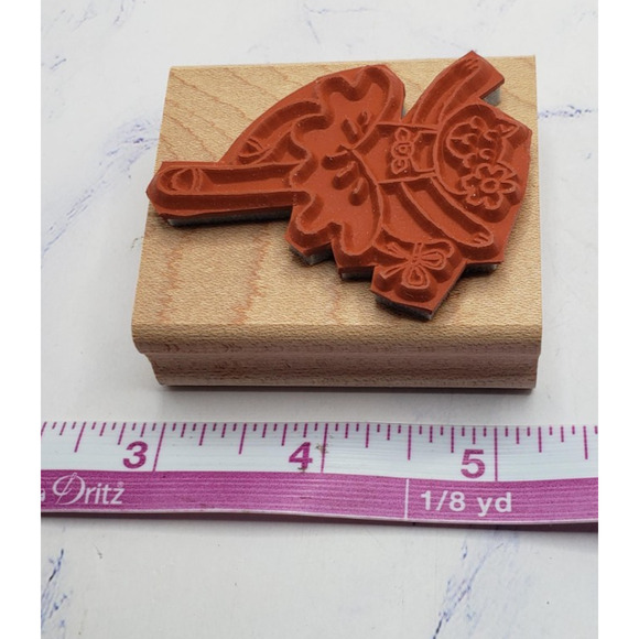 Stampin' Up! Ballerina Dancing Kitty Wood Mounted Rubber Stamp - Picture 7 of 7